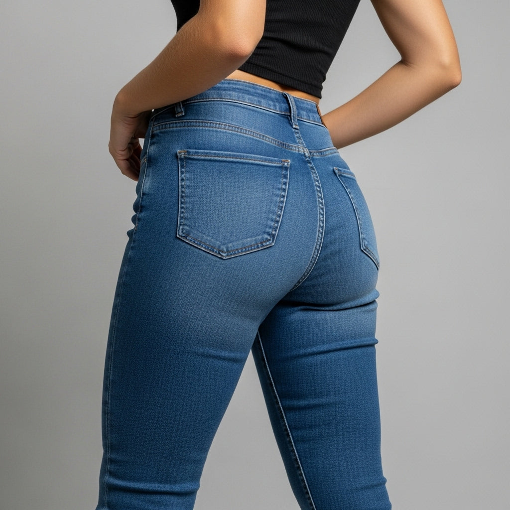 High-Waist Tummy Control Shaper Jeans