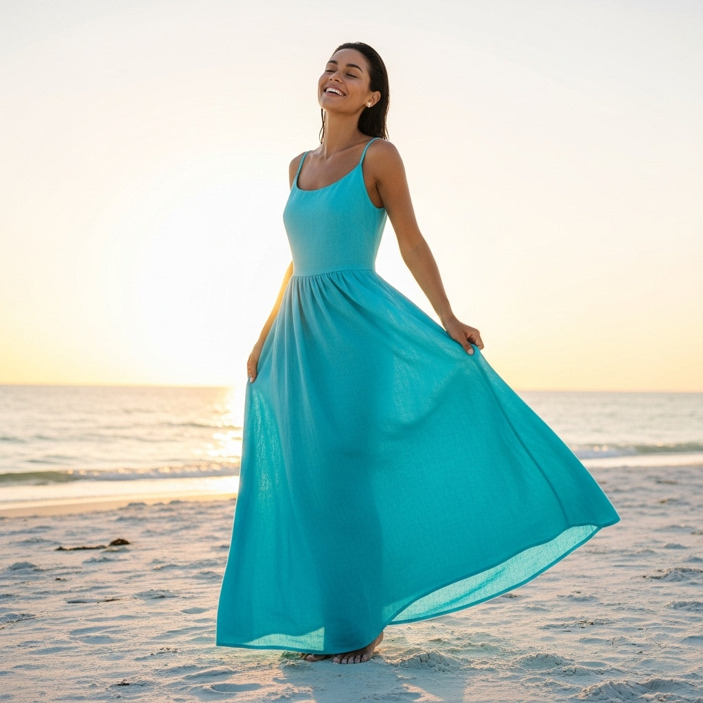 The Essential Linen Maxi Dress